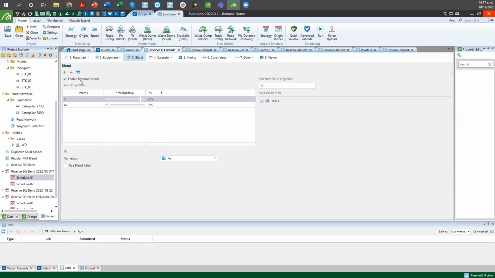 Maptek - Evolution Origin: MM + Equipment + Blend