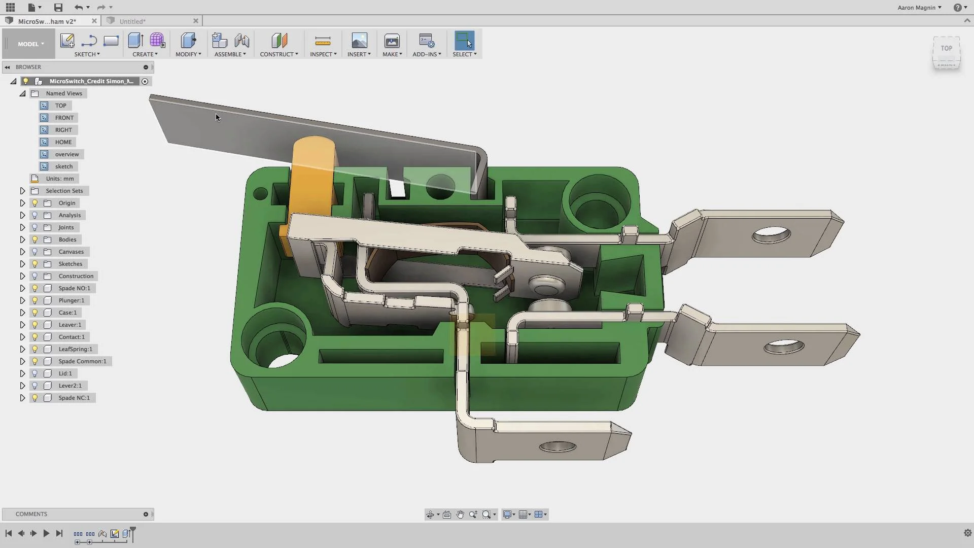 Fusion 360 Help | Mechanical Assemblies Fundamentals | Quick Tip - Rule ...