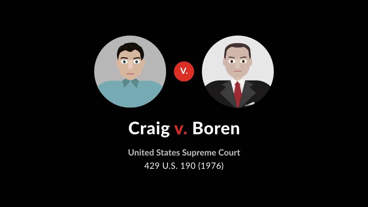 Craig v 2025 boren case brief