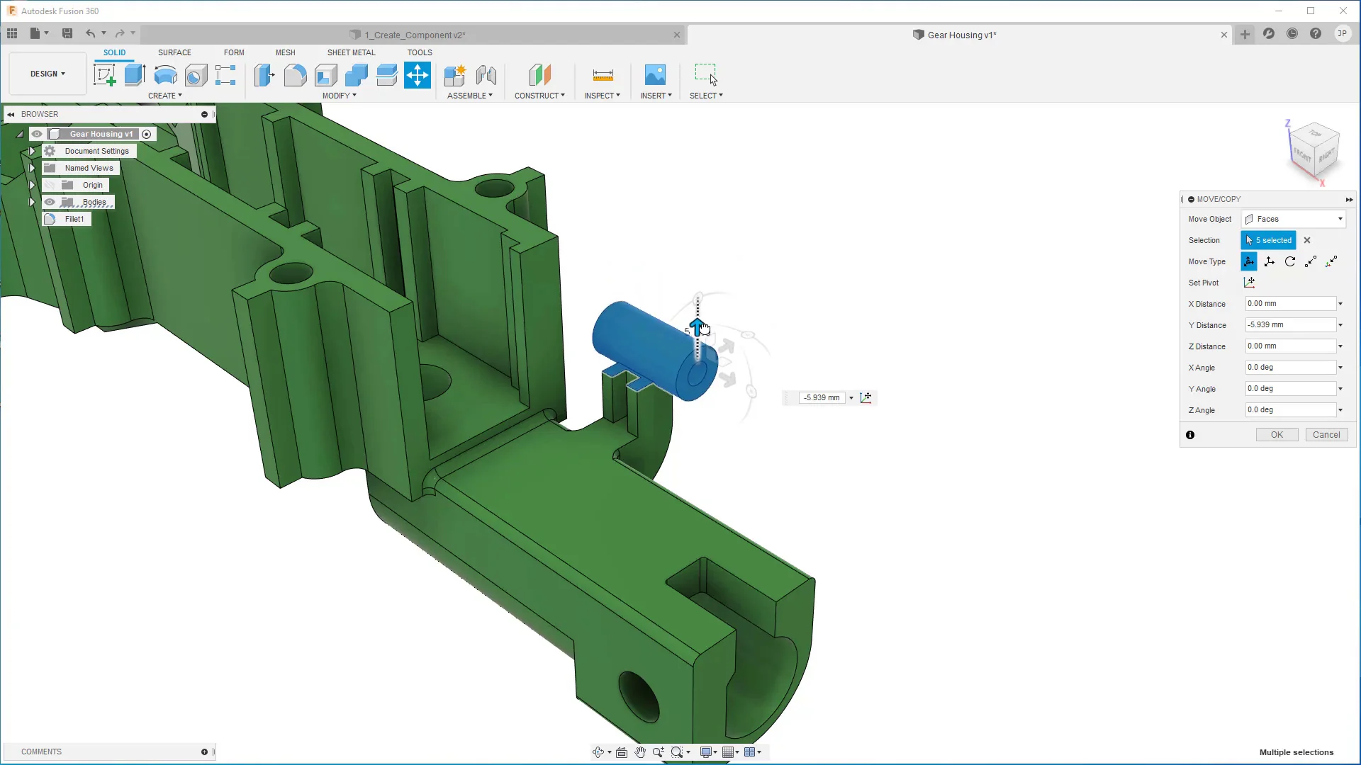 Fusion 360 Help | Mechanical Assemblies Fundamentals | Import And Edit ...