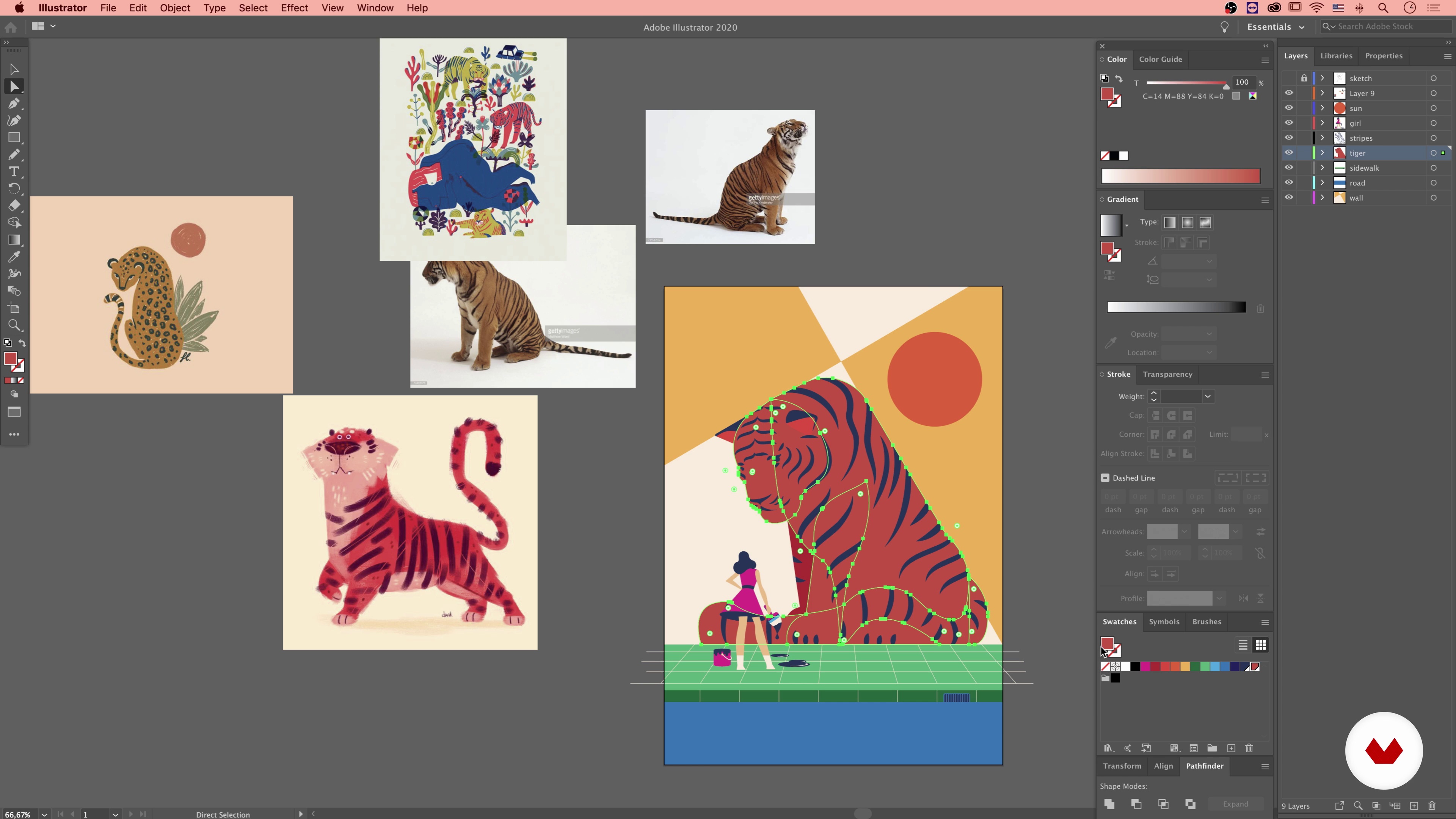 adobe illustrator cc 2015 coloring