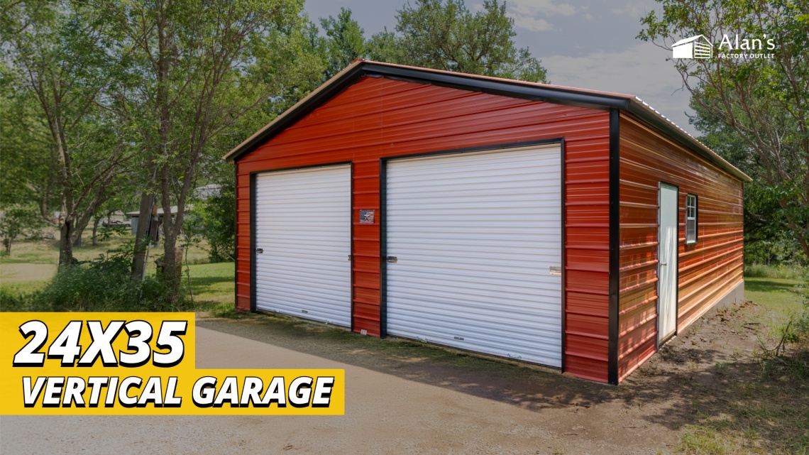 Video thumbnail for 24x35 - Vertical Garage