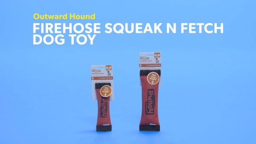 Outward Hound - Firehose Squeak N Fetch. Dog Toy. Medium