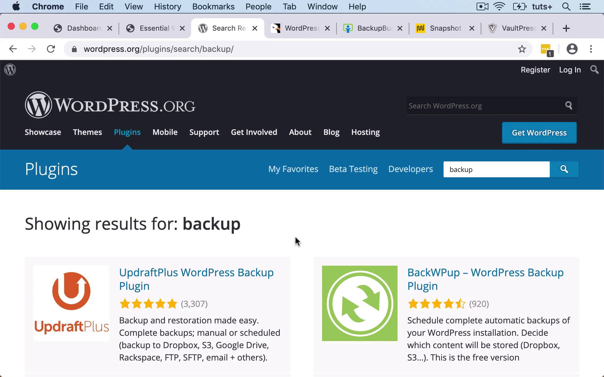 Choosing The Best Free Wordpress Backup Plugin