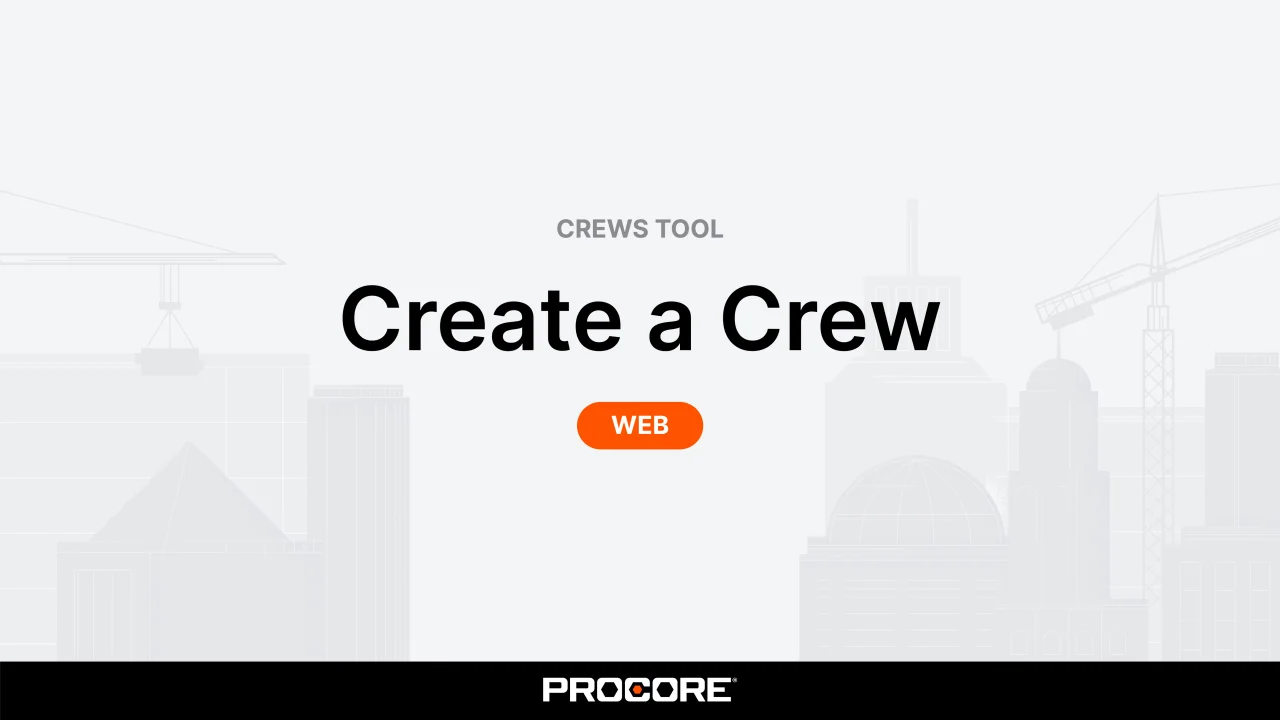 How to create a crew? 