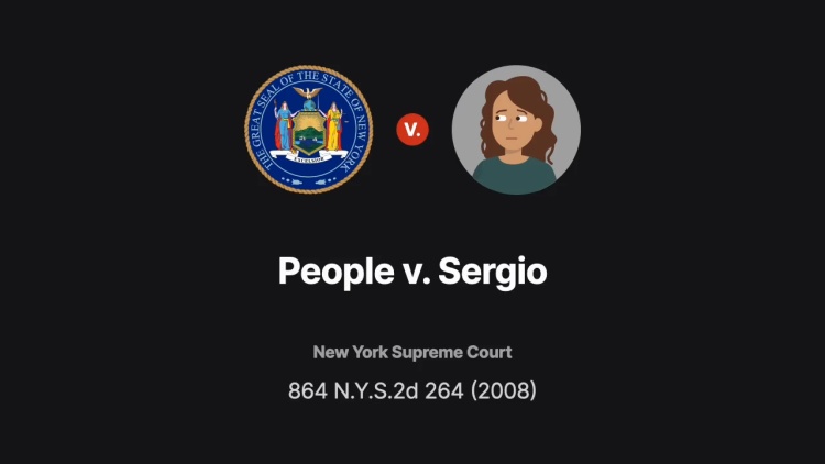 People v. Sergio