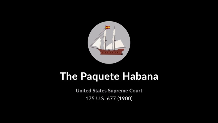 The Paquete Habana