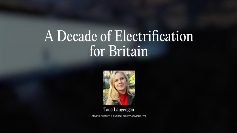 Delivering a Decade of Electrification in Britain