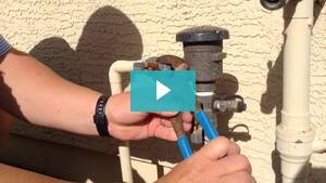 Video of sprinkler repair