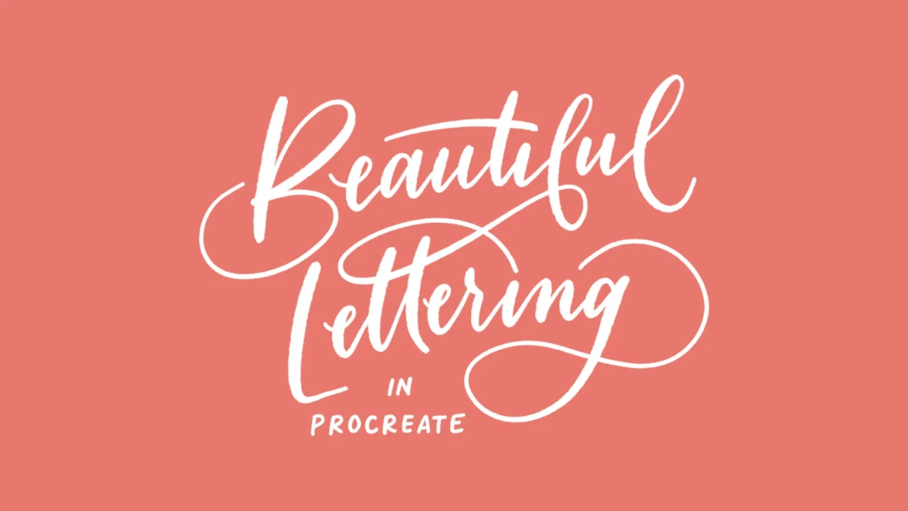 30 Calligraphy & Lettering Guides For Procreate & Print - Design Cuts