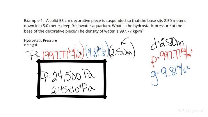 how-to-calculate-pressure-on-a-solid-object-submerged-in-water