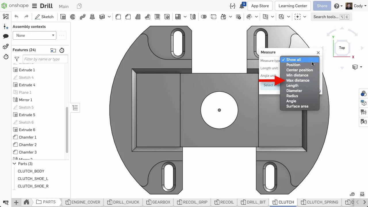 SOLIDWORKS Drawings Display Letter and Number Drill Sizes