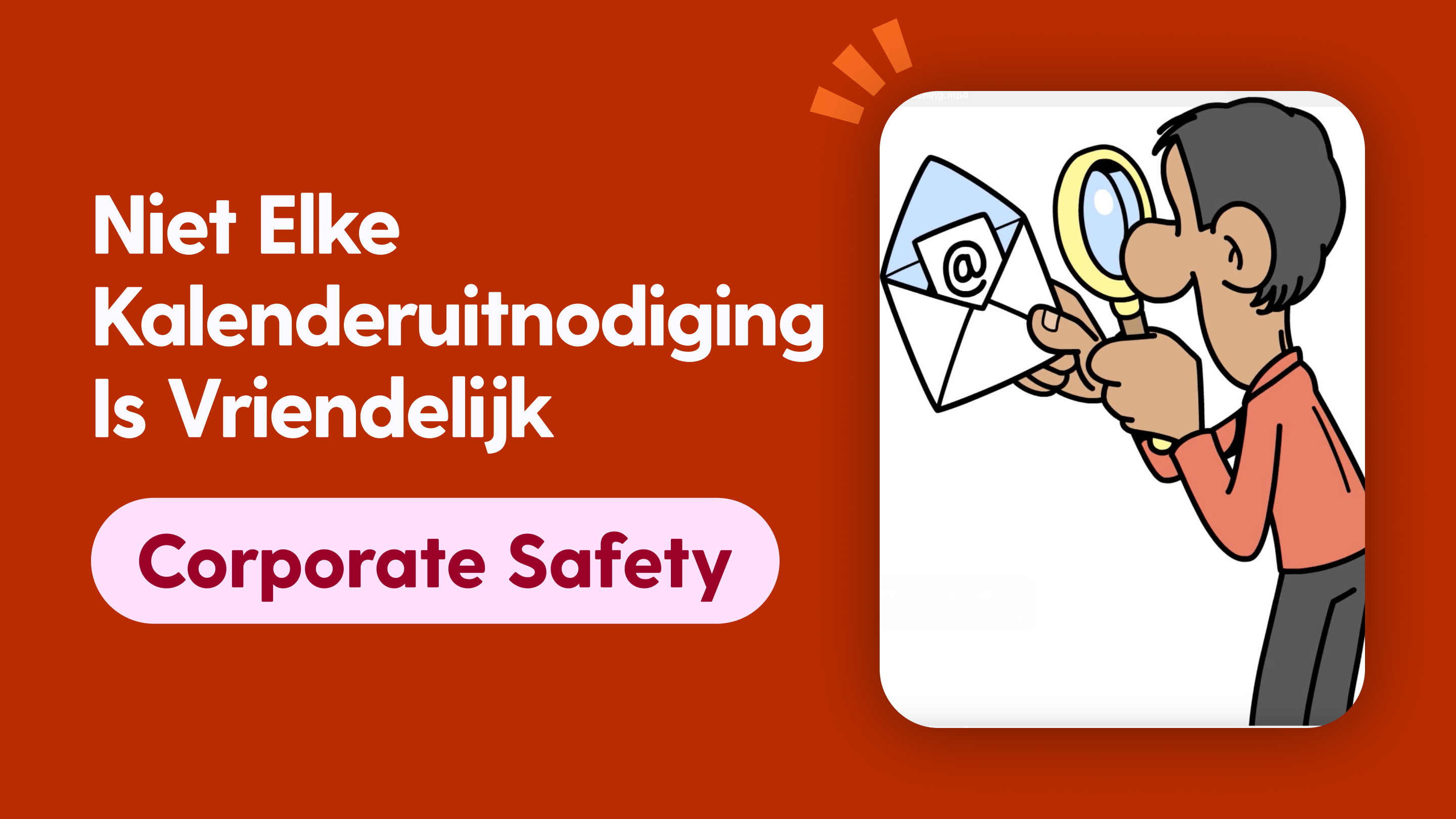 Niet elke kalenderuitnodiging is vriendelijk