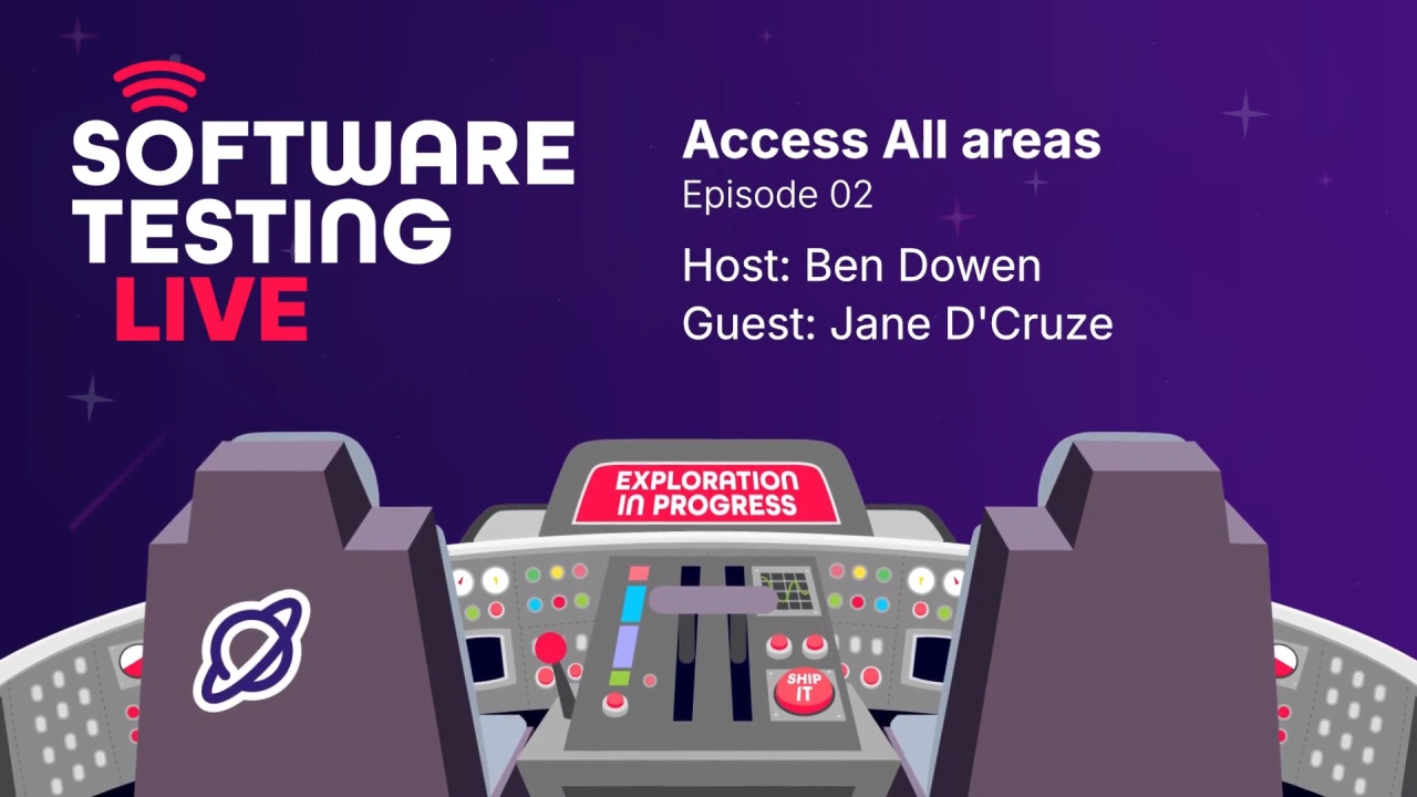 Software Testing Live: episode 02 - Access All areas image