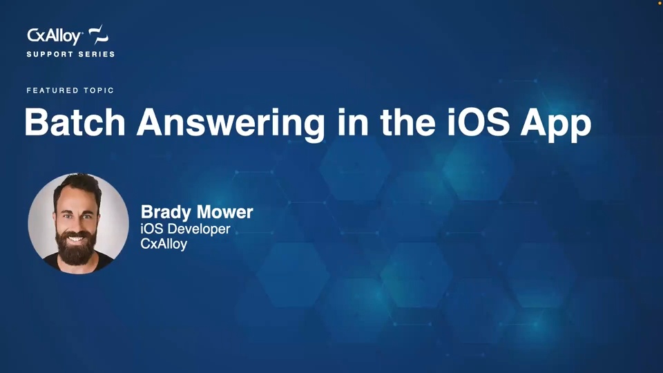 Batch Answering in the iOS App
