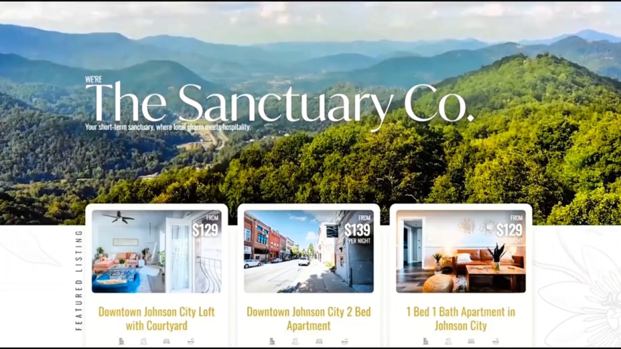 The Sanctuary Co vacation rental brand — a Villa Marketers build