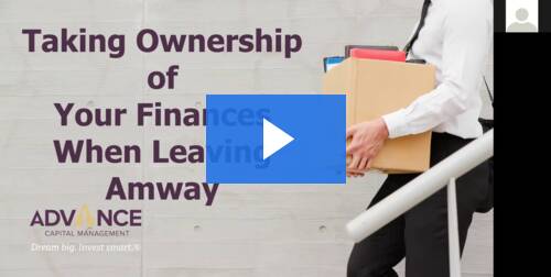 Taking Ownership of Your Finances when Leaving Amway