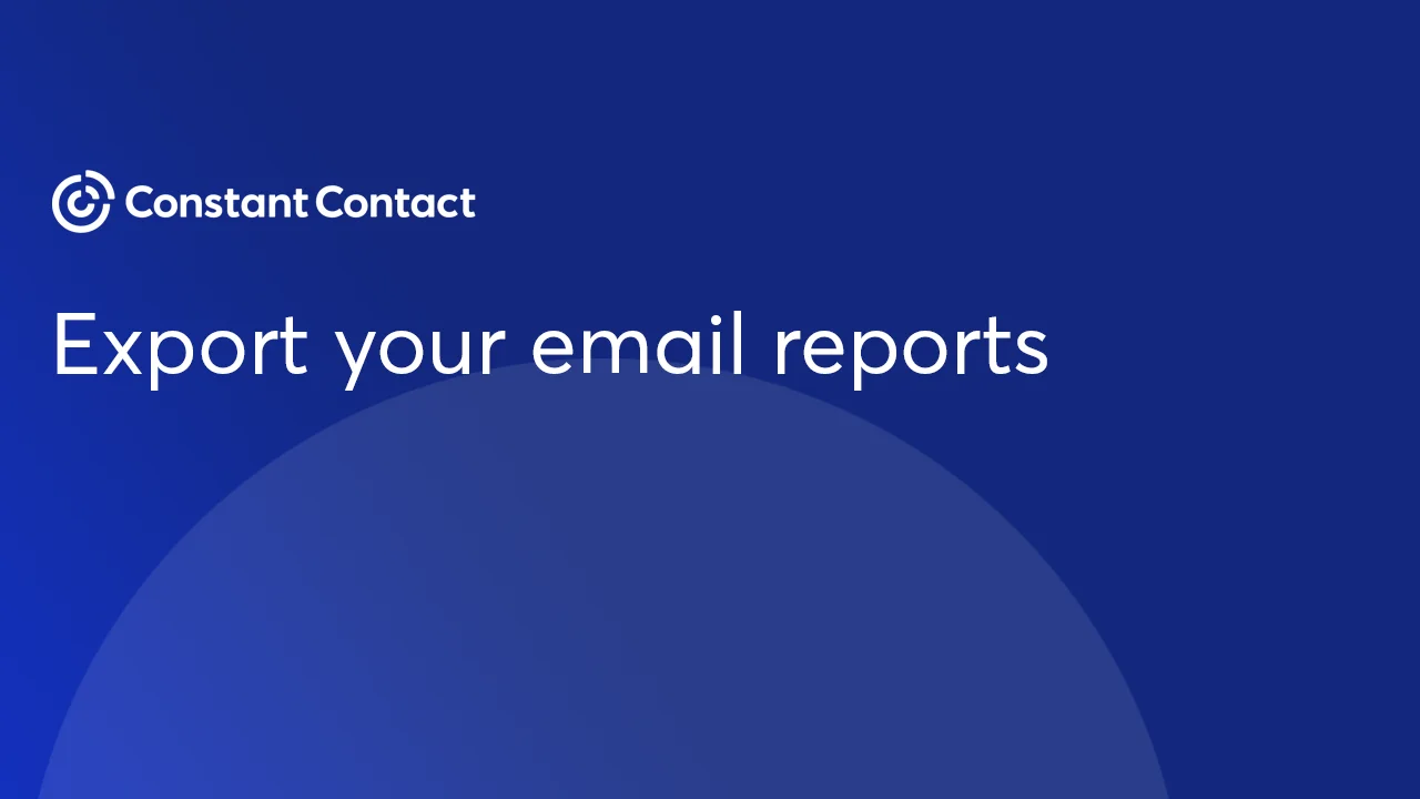 How to Export Contacts in Constant Contact: Step-by-Step Guide