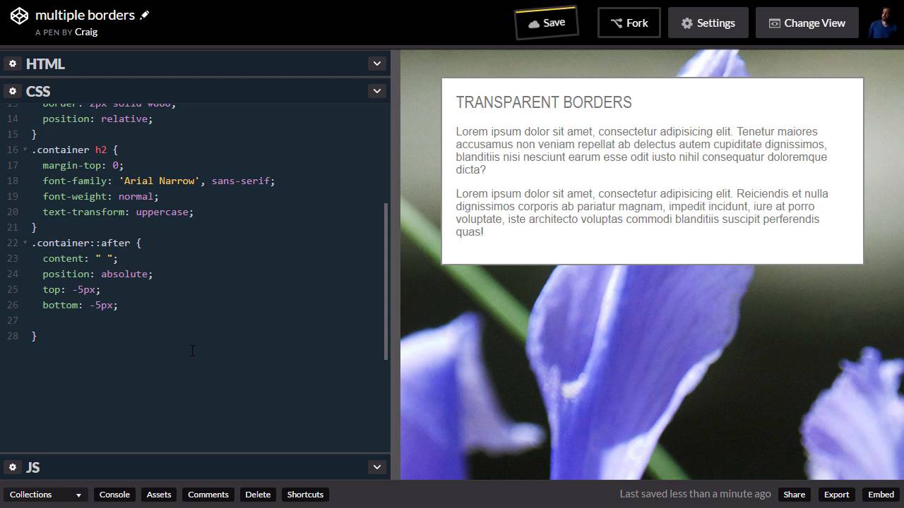 8 CSS Tricks You Never Use - Multiple Borders