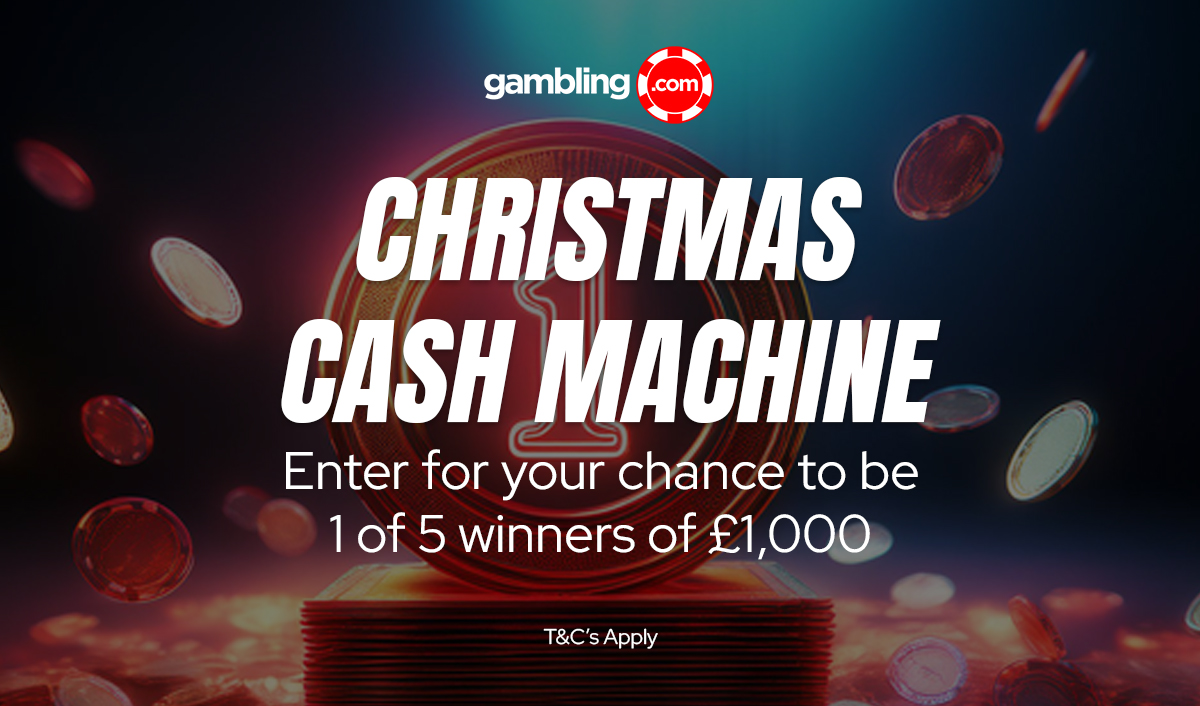 Christmas Cash Machine competition from Gambling.com