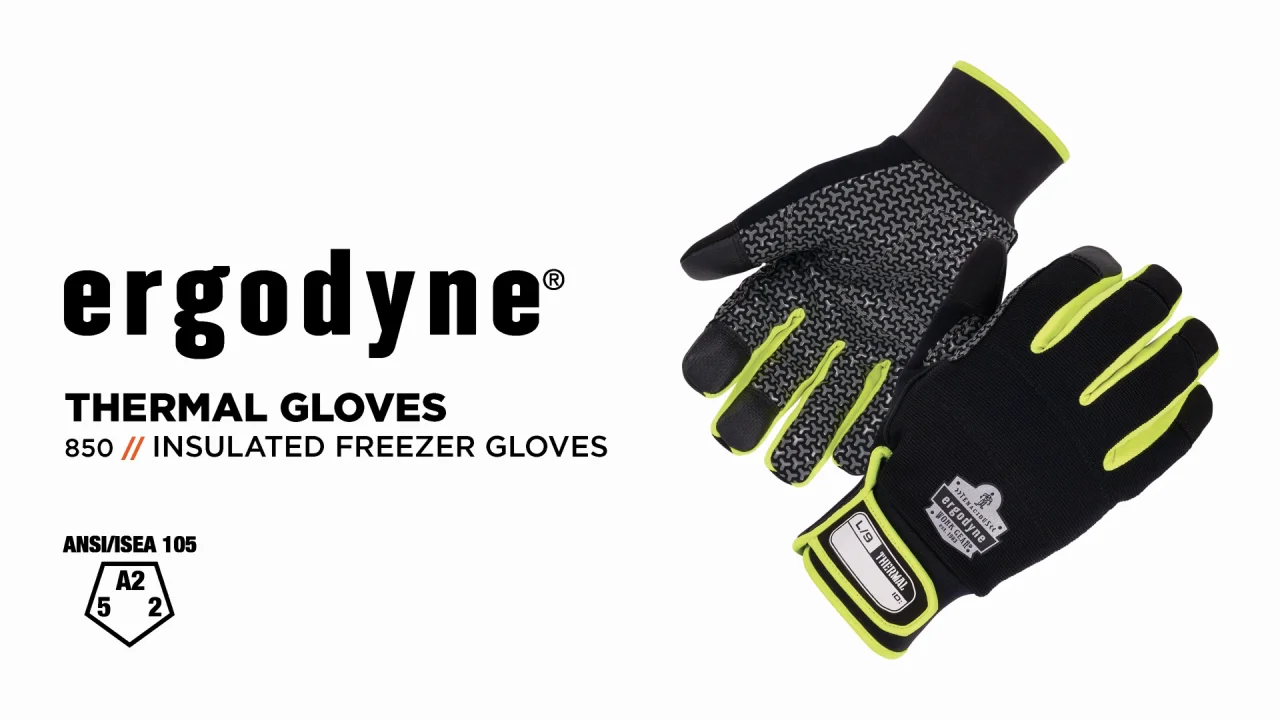 ProFlex 850 Insulated Freezer Gloves Trap Heat and Provide Warmth
