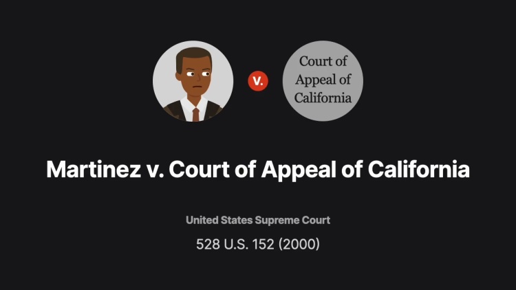 Martinez v. Court of Appeal of California