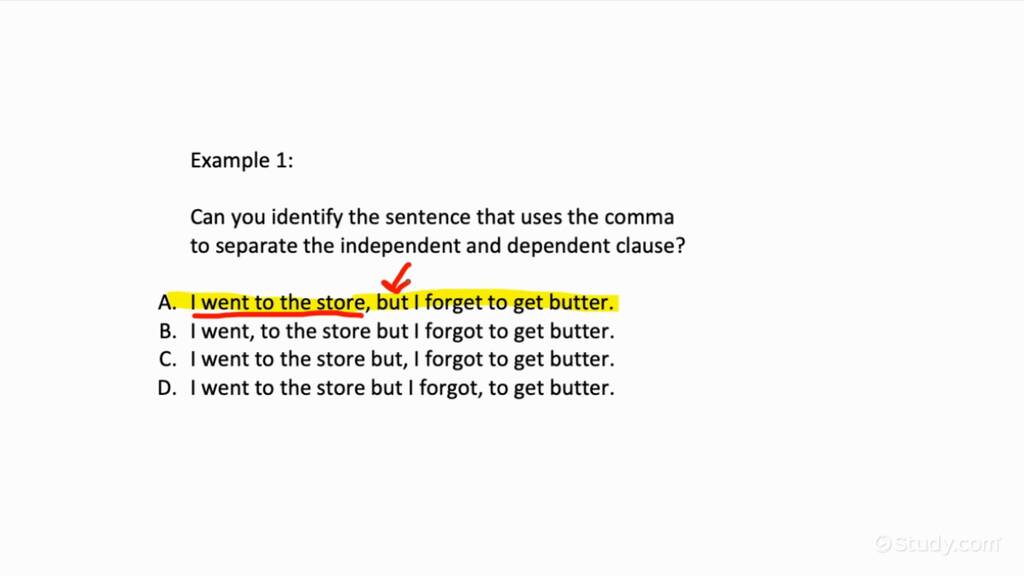 How To Use Commas To Separate Clauses English Study