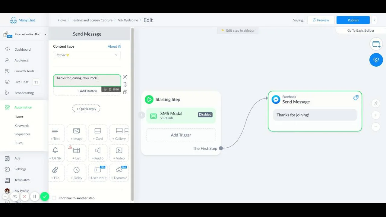 Every Growth Tool Explained | ManyChat