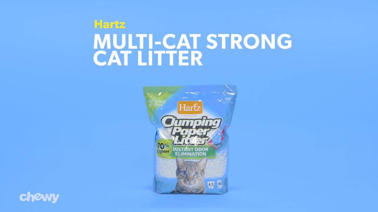 Hartz paper shop cat litter