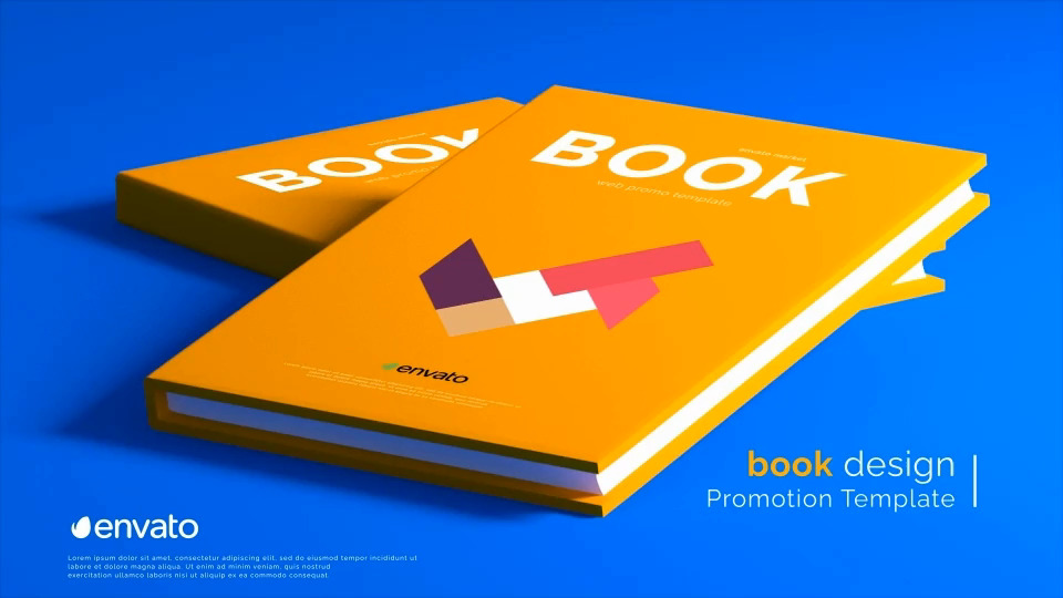 book cover animation after effects template free download