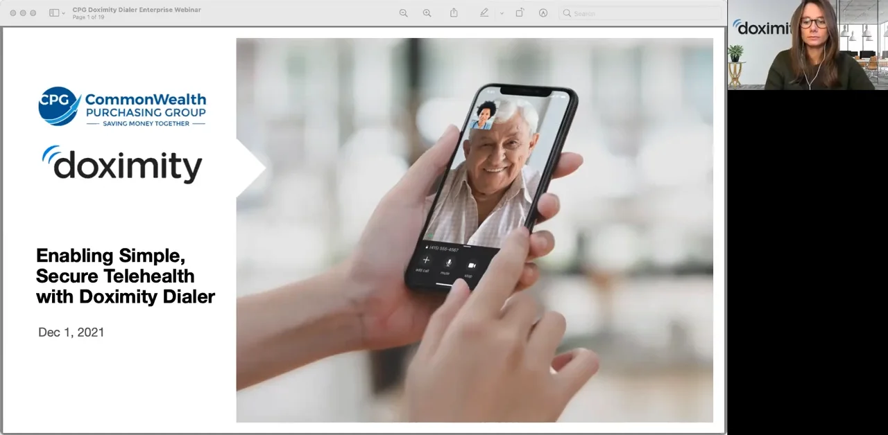 Sign our Participation Agreement to Access Doximity Dialer - CPG