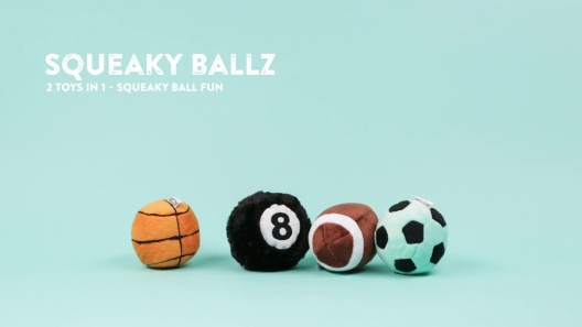 Outward Hound Squeaker Ballz, Tennis Ballz, Tennis Max Balls