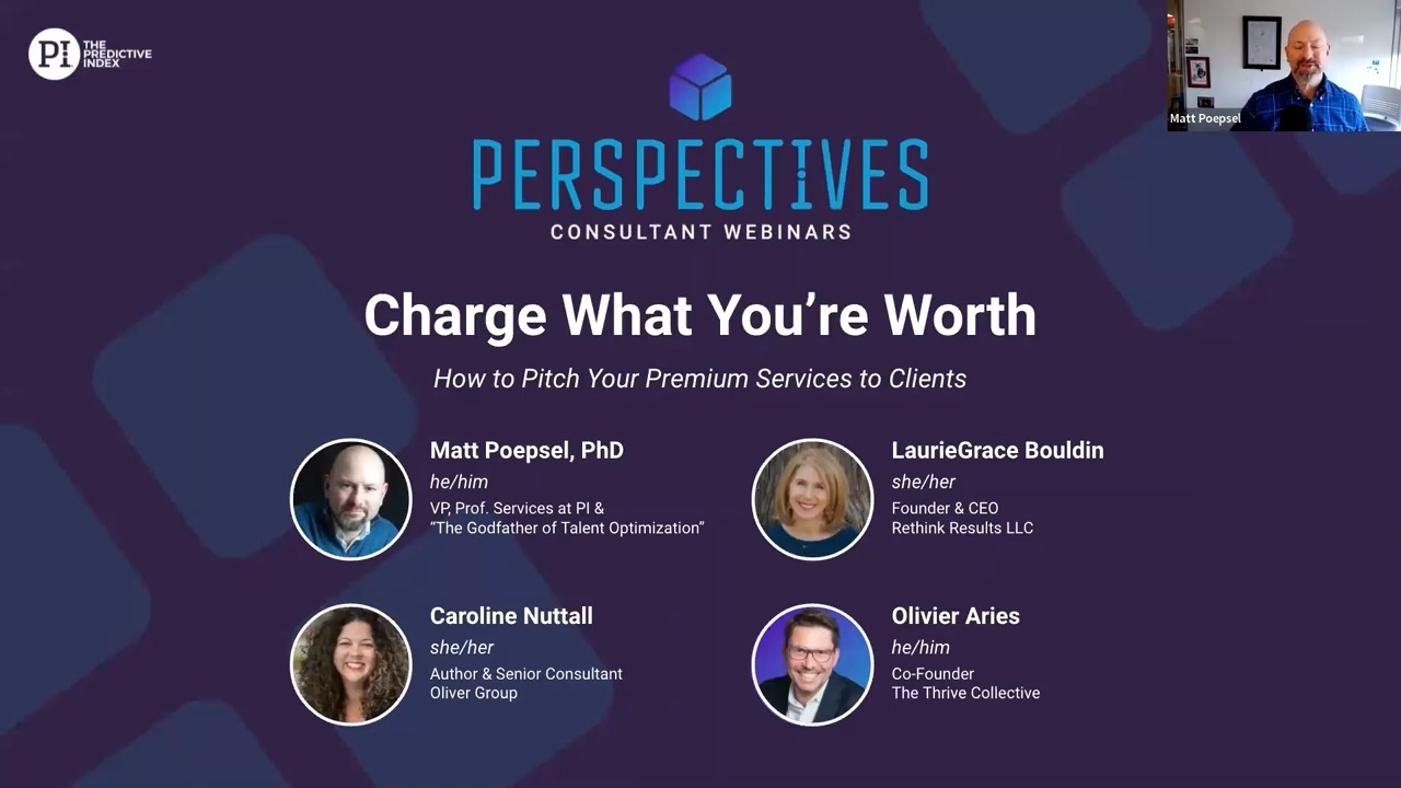 Perspectives - Charge What You're Worth
