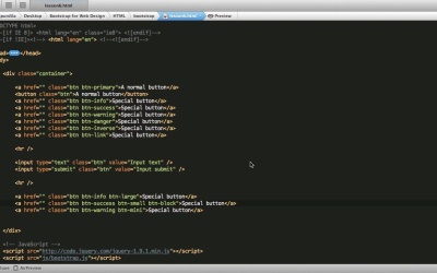 Bootstrap for Web Design - Buttons, Images and Icons