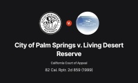 Review: Palm Springs violated land-sale laws