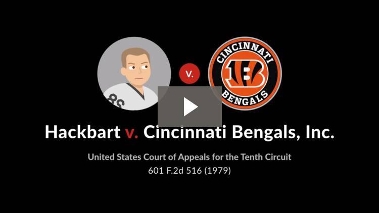 Hackbart v. Cincinnati Bengals, Inc.