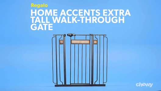 Extra Tall Walk Thru Gate by Regalo – Deaf Dogs Rock