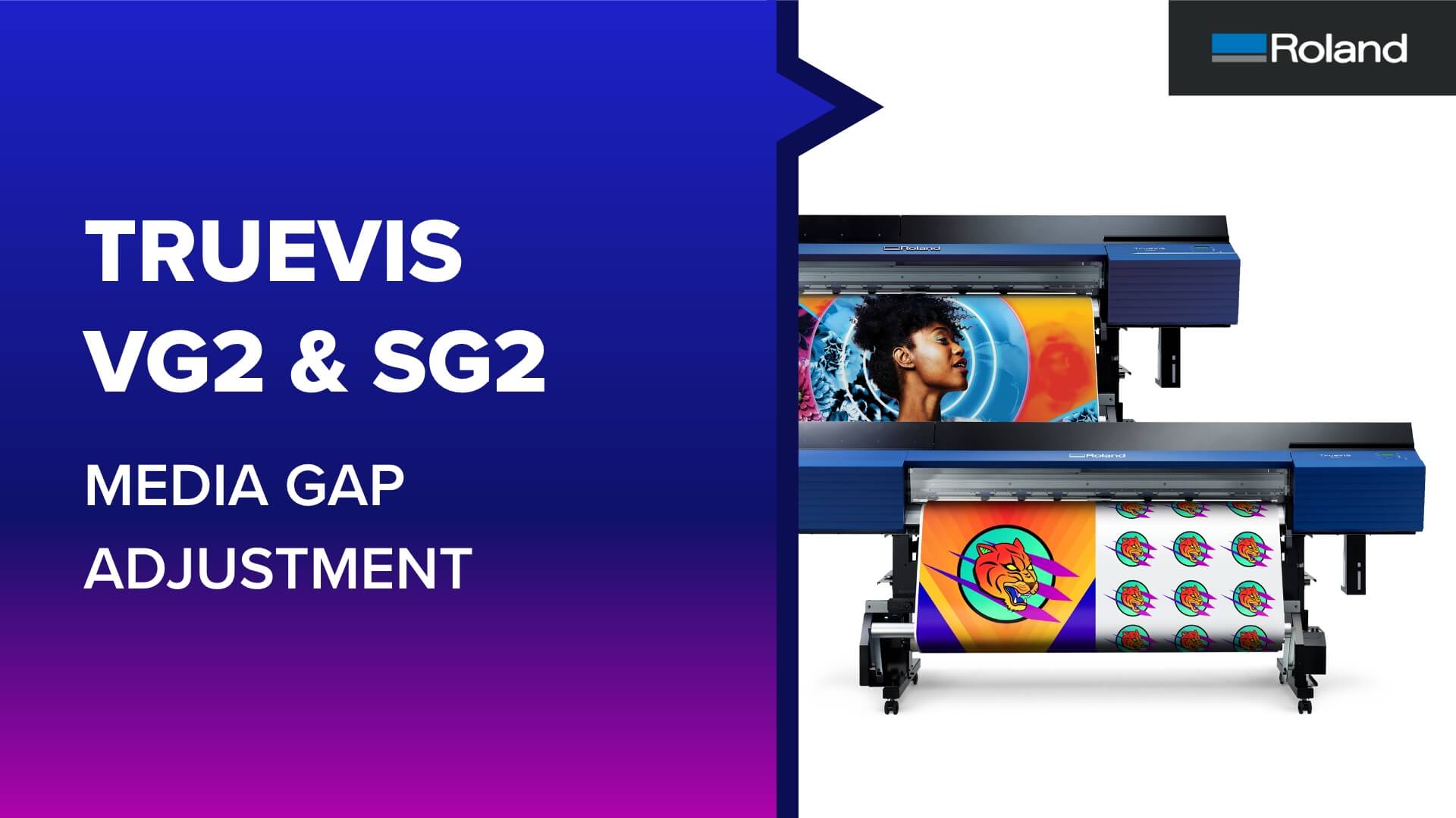 バイオフィードバック装置 GSR2 TrueVIS VG2 and SG2 - Media Gap Adjustment - TrueVIS Series Large