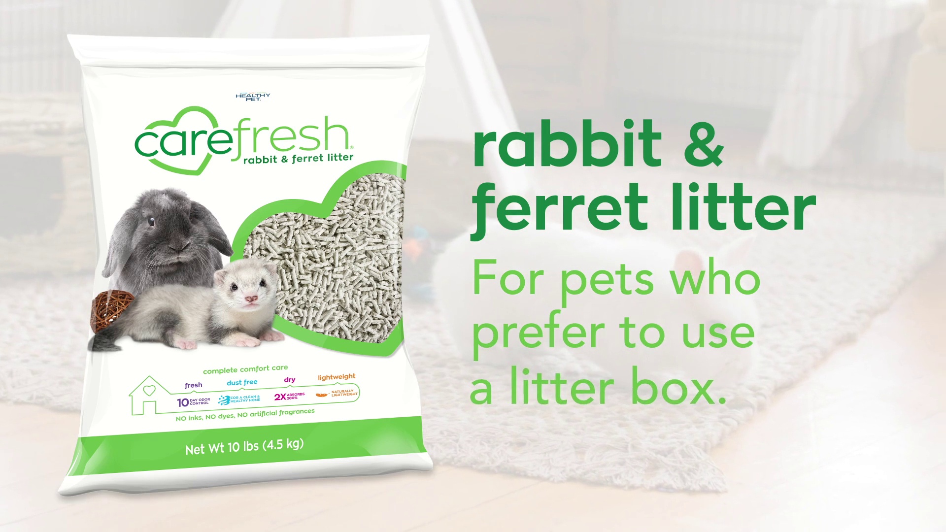 Carefresh hotsell rabbit bedding