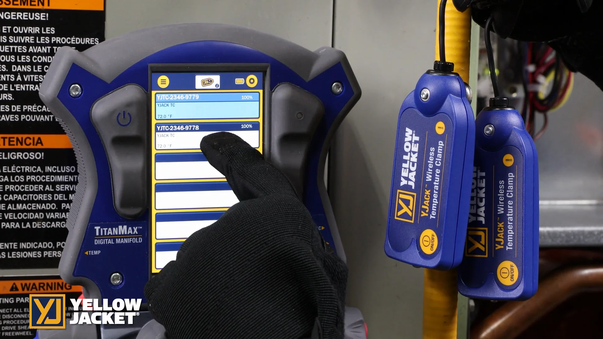 Using the YELLOWJACKET® TITANMAX™ Digital Manifold with the