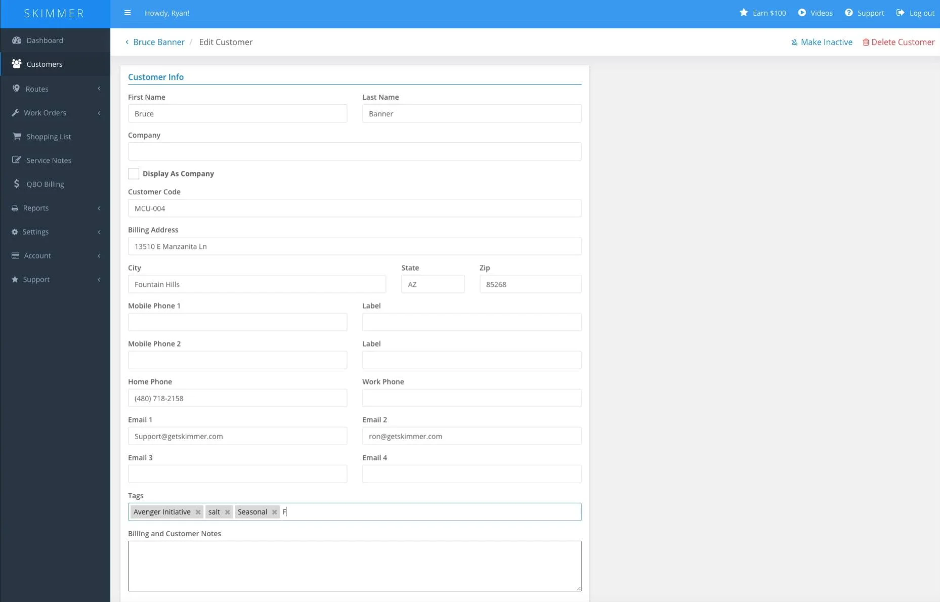 customize tags