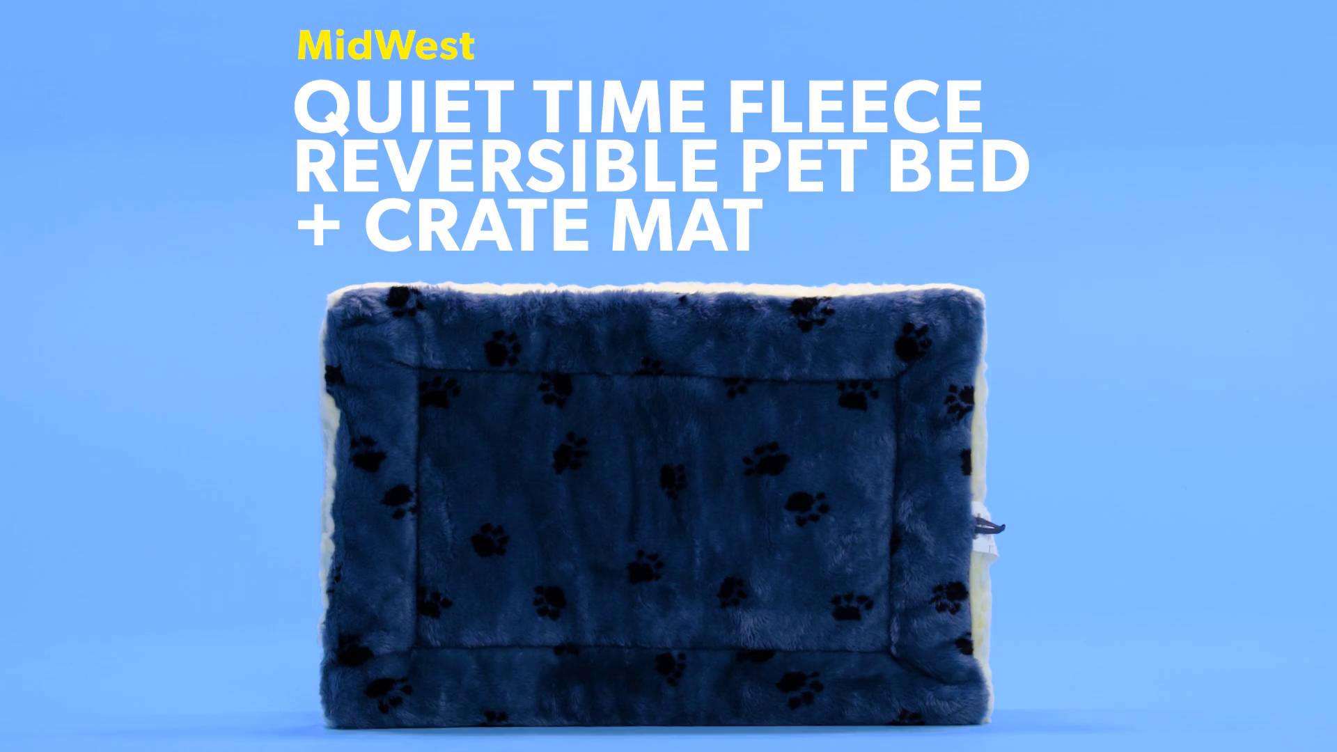 Midwest quiet time fleece pet bed and hotsell crate mat