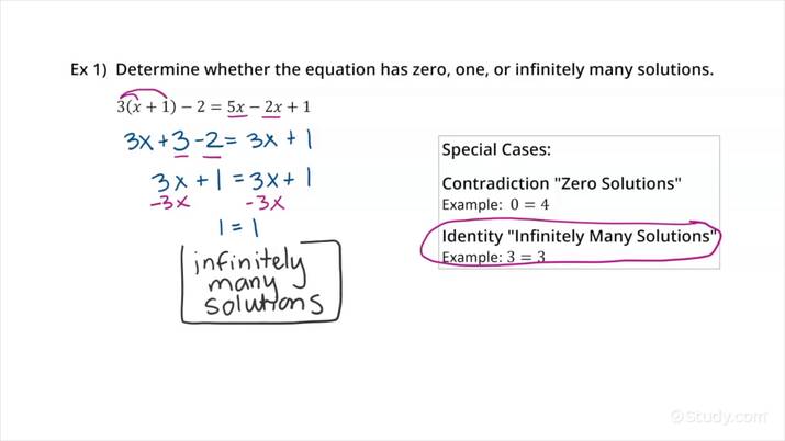 solving-equations-with-zero-one-or-infinitely-many-solutions-math