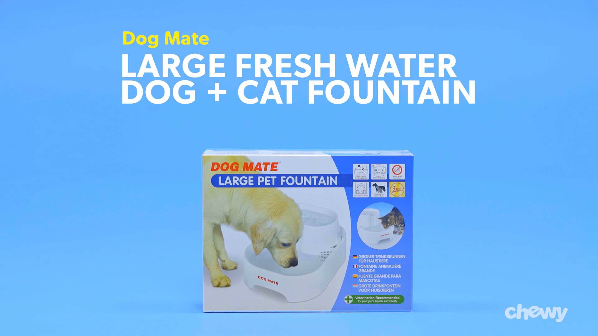 Dog hotsell mate fountain