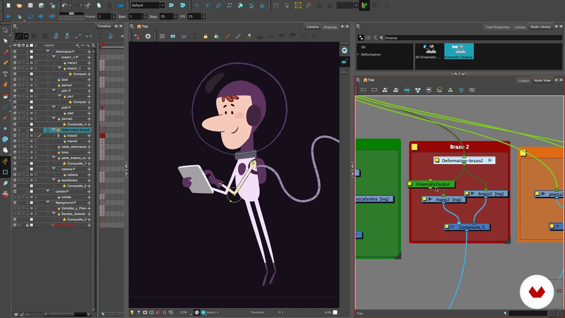 toon boom animate pro 2 coloring linework