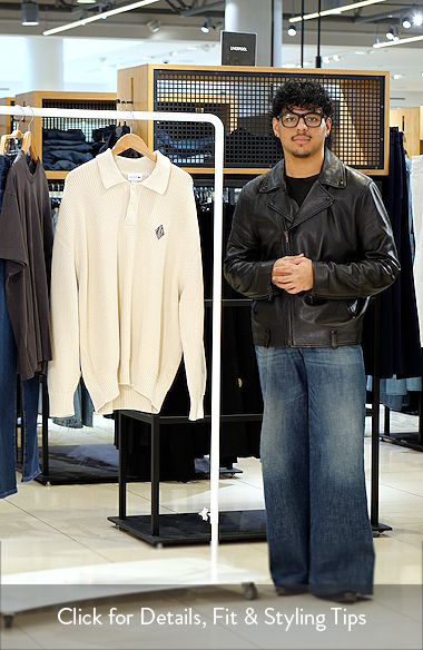 Lacoste Relaxed Fit Polo Sweater | Nordstrom