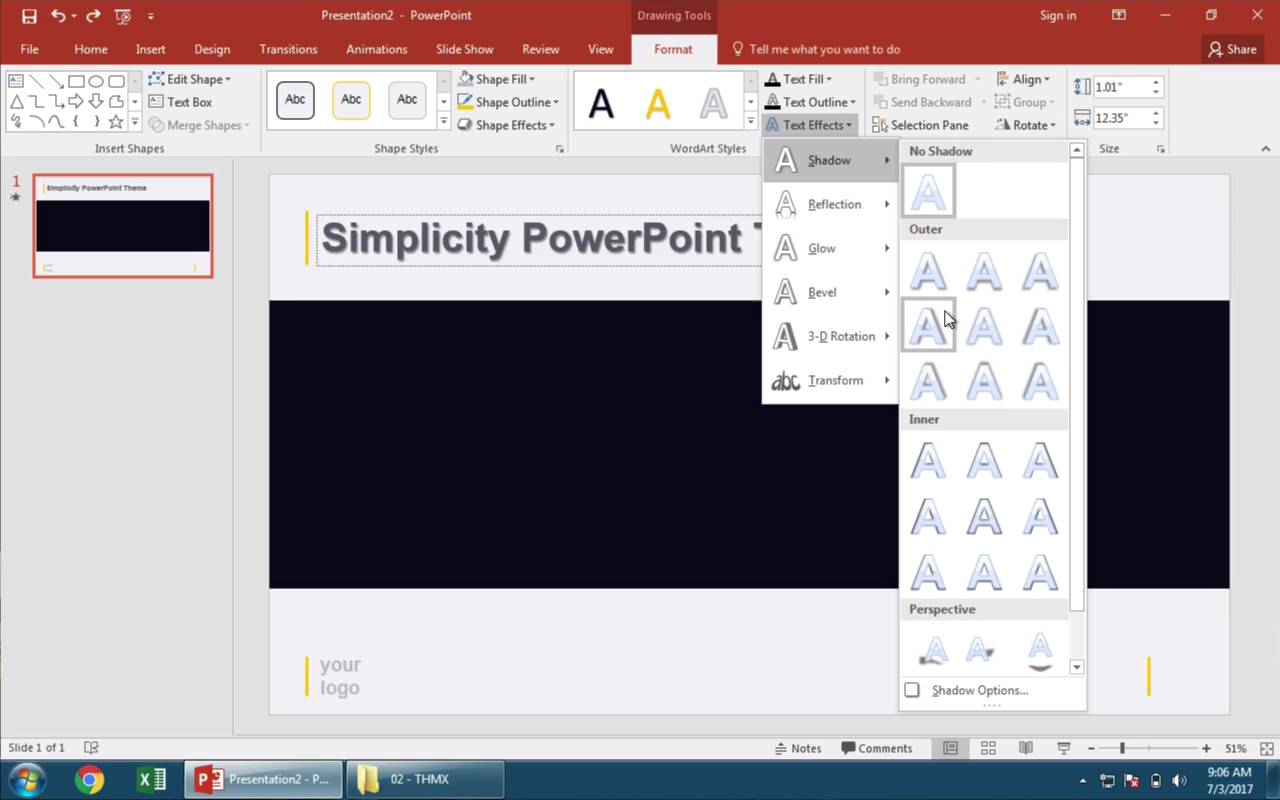 what is the abbreviation for font size in powerpoint mac