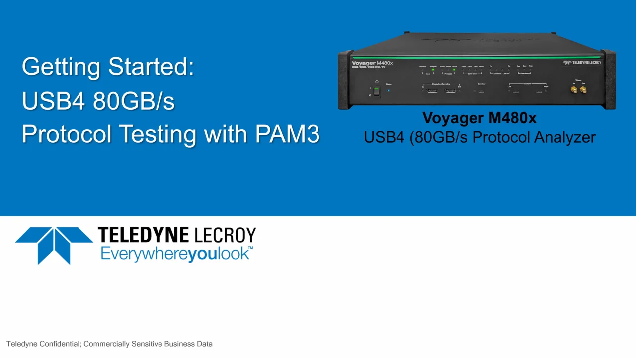 Voyager M480x USB4 Protocol Analyzer-Teledyne Lecroy