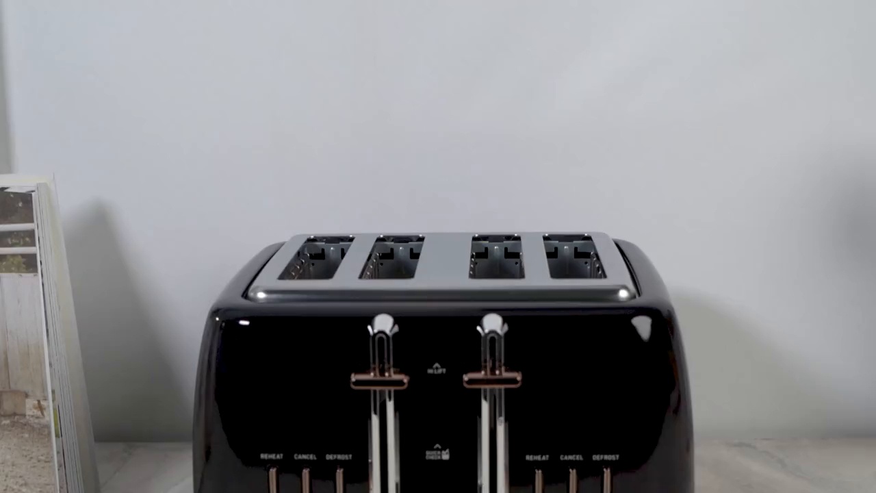 Sunbeam New York Collection 4 Slice Toaster Black Bronze