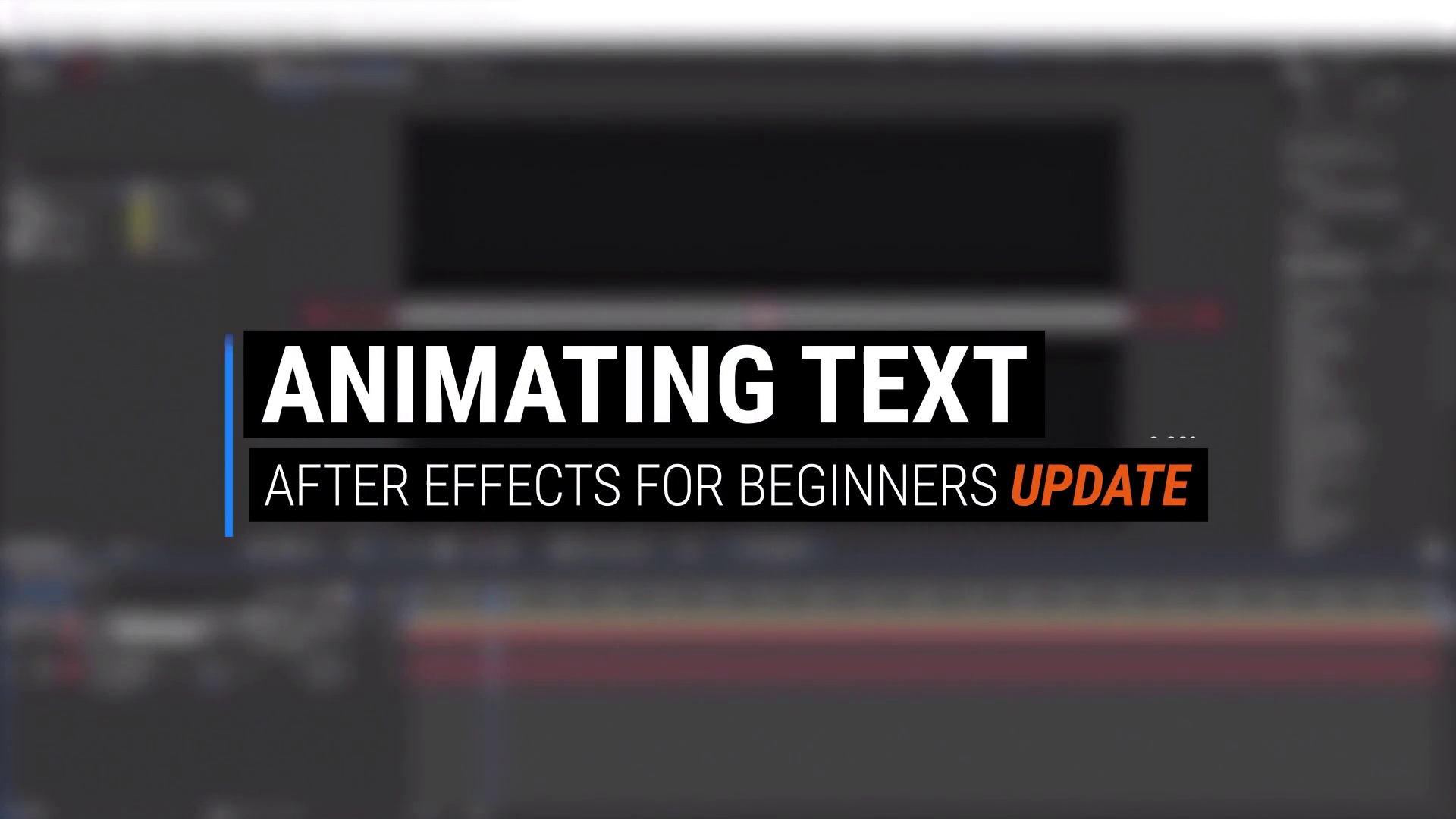 How to Animate Text in After Effects